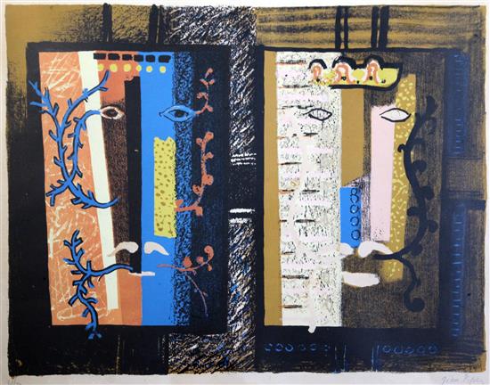 § John Piper (1903-1992) Foliate Heads I, (Levinson 83), 20 x 26in.